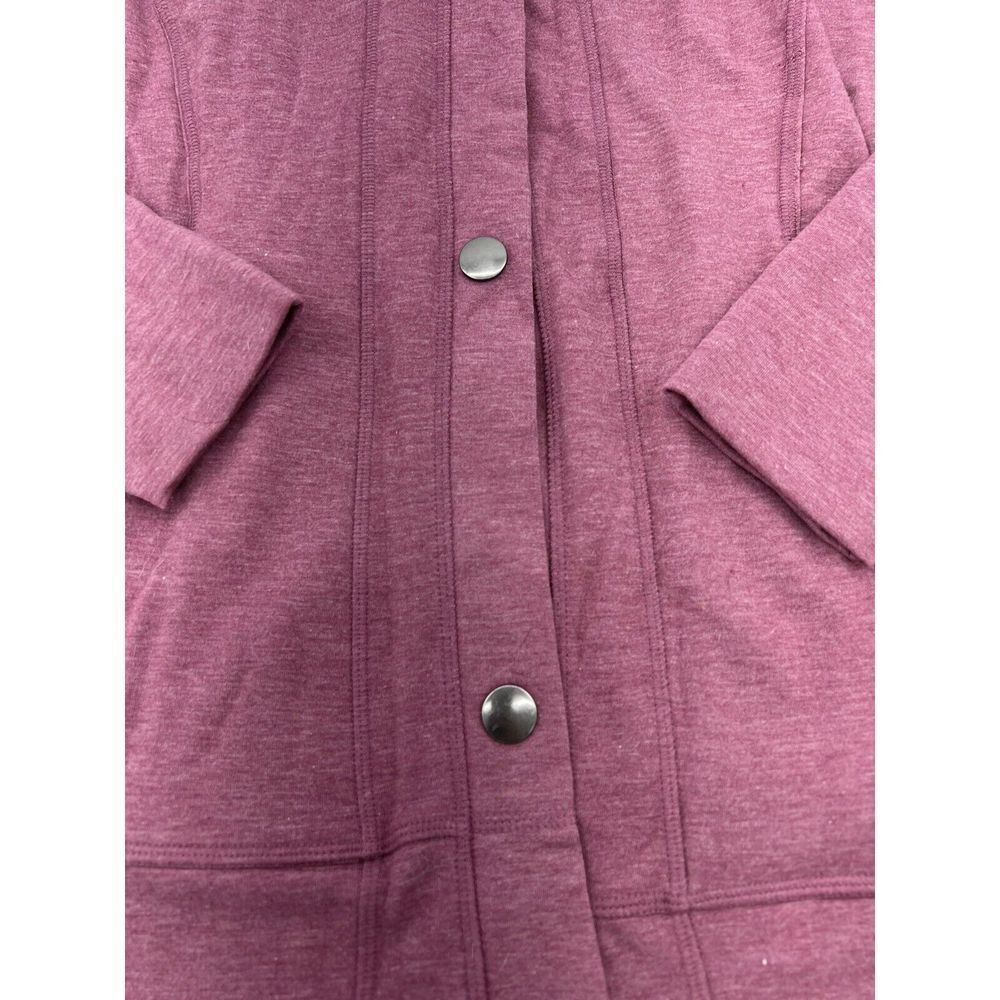 Free Country pink snap sweater womens large - Picture 2 of 5